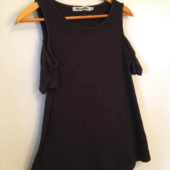 Michael Stars SS Cold shoulder top • EUC • OS - Picture 2 of 6
